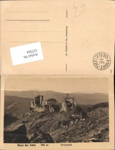 557564,Alsace Mont Ste Odile Odilienberg Dreystein