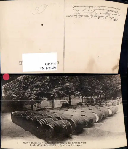 582783,France Montrichard Touraine Caves des Grands Vins Quai des Arrivages Wein Weinfässer