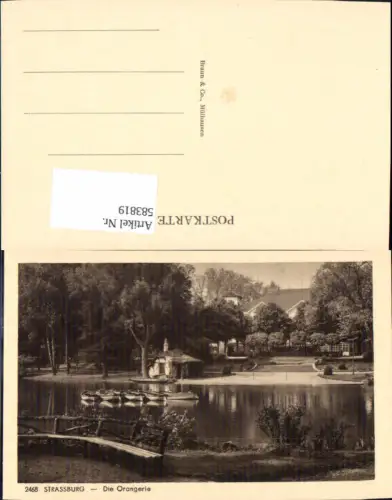 583819,Strasbourg Straßburg Die Orangerie Boote France