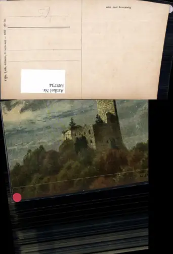 585734,Künstler Ak W. Bürger Spesbourg pres Barr Burg France