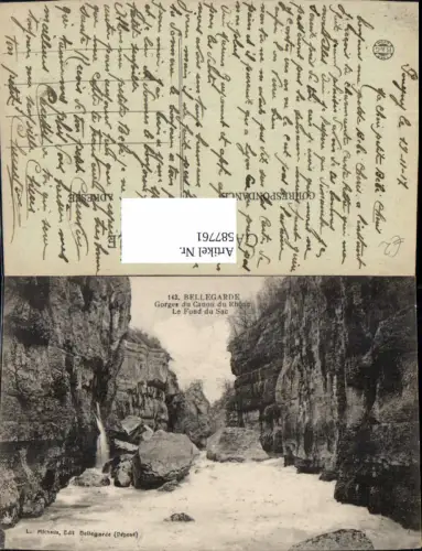 587761,Bellegarde Gorges du Canon du Rhone Le Fond du Sac France