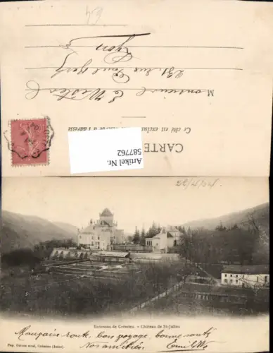 587762,Environs de Cremieu Chateau de St Julien Schloss France