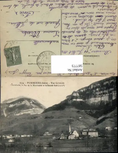 587773,Pommiers Isere Vue Generale France