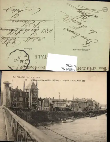 587786,La Vallee de la Saone Villevert-Neuville Rhone Le Quai France