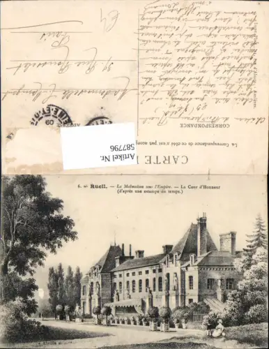 587796,Rueil-Malmaison Rueil La Malmaison sous l Empire La Cour d Honneur France