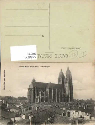 587799,Saint-Nicolas-du Port La Basilique Basilika France