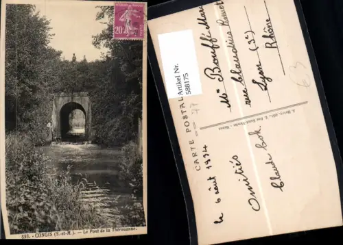 588175,Congis Le Pont de la Therouanne Brücke France