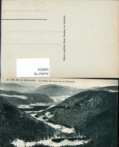 589934,Col de la Schlucht La Vallee des Lacs vue du Hohneck France