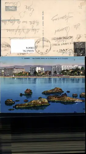 590474,Cannes Les Grands Hotels sur la Promenade de la Croisette France
