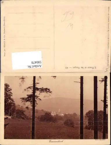 590478,L Alsace et les Vosges Tannenkirch Thannenkirch France