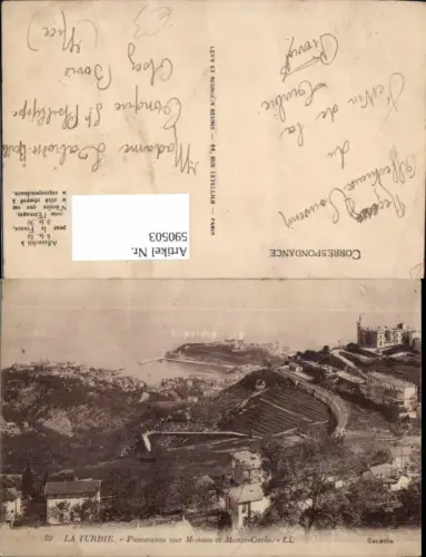 590503,La Turbie Panorama sur Monaco et Monte-Carlo France
