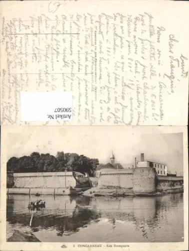 590507,Concarneau Les Remparts Boot Ruderboot France