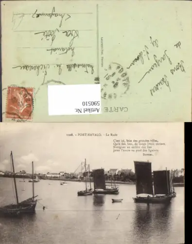 590510,Port Navalo La Rade Segelboote Boote France