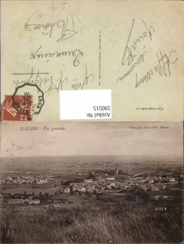 590515,Fleurie Vue generale France