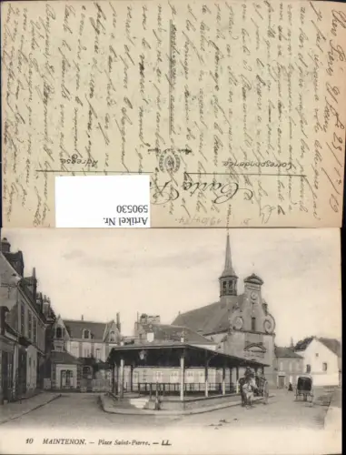 590530,Maintenon Place Saint-Pierre Kutsche France