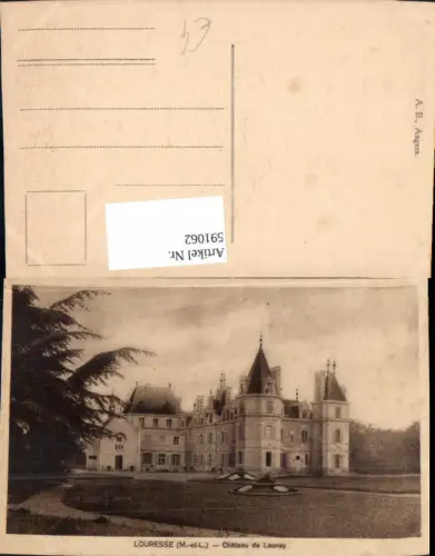 591062,Louresse Chateau de Launay Schloss France
