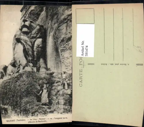 591474,Belfort Territoire Le Lion Gesteinsformation Statue France