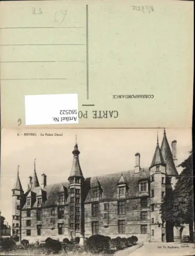 592522,Nevers Le Palais Ducal France