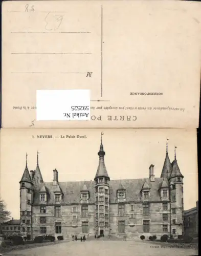 592525,Nevers Le Palais Ducal France