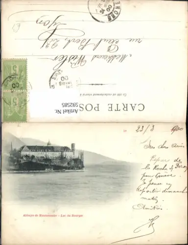 592585,Lac du Bourget Abbaye d Hautecombe Abtei France