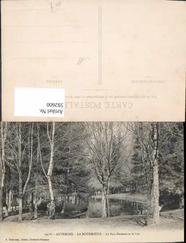 592600,L Auvergne La Bourboule Le Parc Fenestre et le Lac France