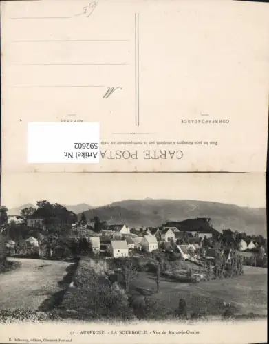 592602,L Auvergne La Bourboule Vue de Murat-le-Quaire France