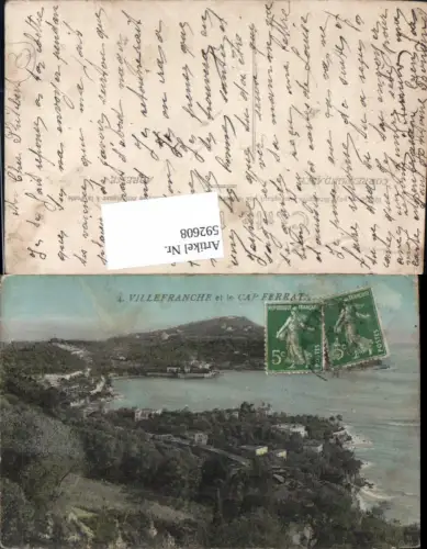 592608,Villefranche et le Cap Ferrat France