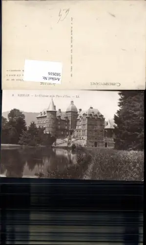 592616,Vizille Le Chateau et la Piece d Eau Schloss France