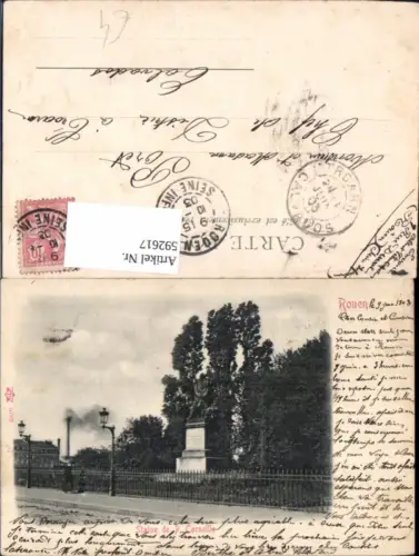 592617,Rouen Statue de P. Corneille Statue France