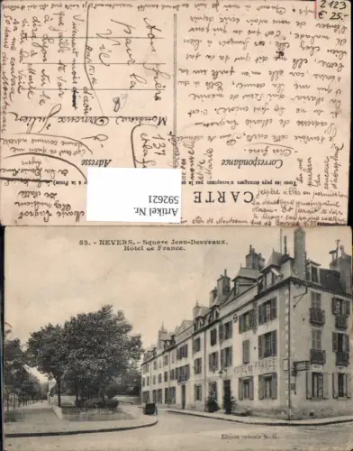 592621,Nevers Square Jean-Desveaux Hotel de France France