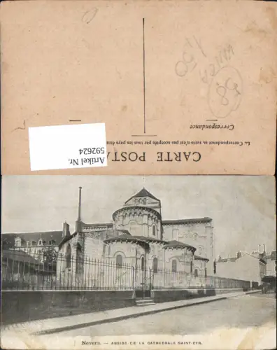 592624,Nevers Abside de la Cathedrale Saint-Cyr Kathedrale France