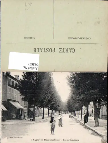 592627,Ligny-en-Barrois Meuse Rue de Strasbourg France
