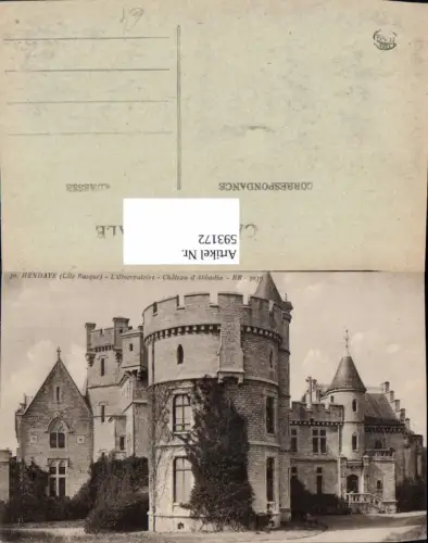 593172,Hendaye Cote Basque L Observatoire Chateau d Abbadia Schloss France