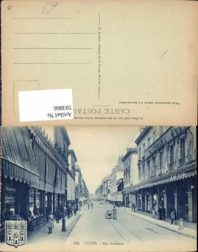 593866,Tours Rue Nationale France