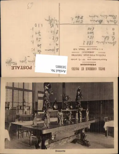 593885,Perigueux Hotel Commerce et Postes Desserte Figuren Kunst France