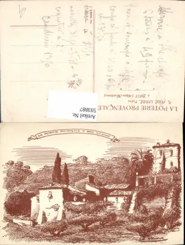 593887,Künstler Ak La Poterie Provencale Biot Alpes-Maritimes France