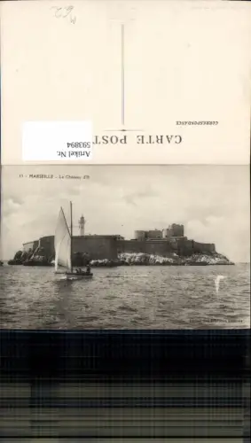 593894,Marseille Le Chateau Schloss Segelboot Segeln France