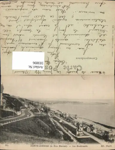 593896,Sainte-Adresse le Nice Havrais Les Boulevards France