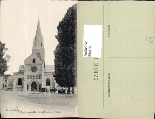 594138,Ligny-en-Barrois Meuse L Eglise Kirche France