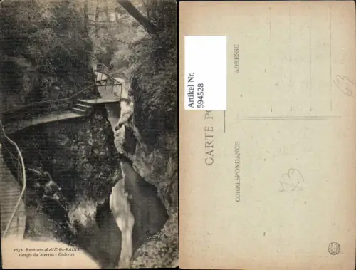 594528,Environs d Aix-les-Bains Gorges du Sierroz Galeries Schlucht France