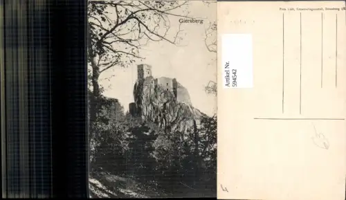 594542,Giersberg Ruine Burg Girsberg Ribeauville France
