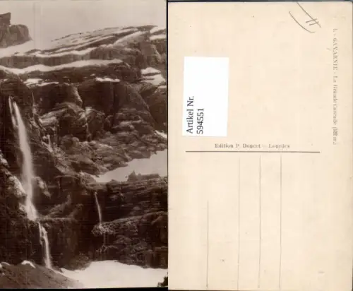 594551,Gavarnie La Grande Cascade Wasserfall France