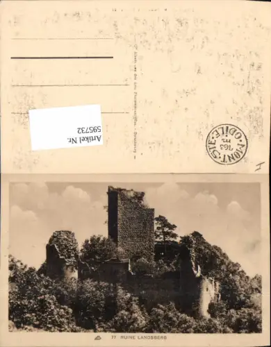 595732,Ruine Landsberg b. Barr France