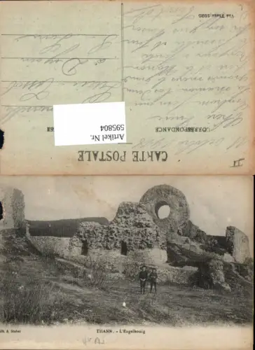 595804,Thann L Engelbourg Ruine Burgruine France