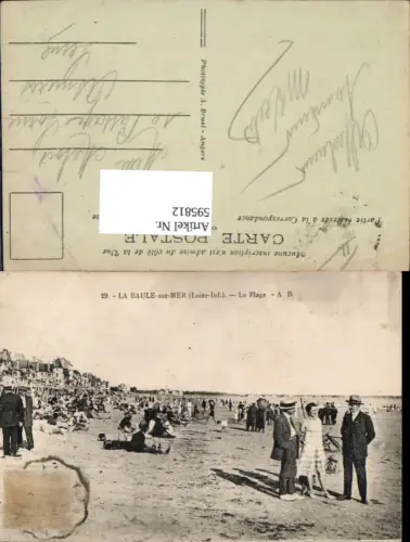 595812,La Baule-sur-Mer Loire-Inf. La Plage Strand Strandleben France
