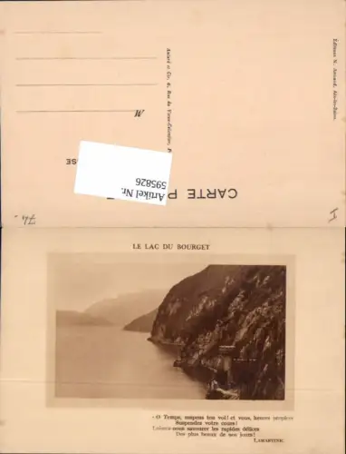595826,Le Lac du Bourget Spruch Passepartout France