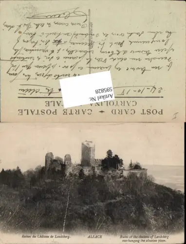 595828,Ruines du Chateau de Landsberg Alsace Barr France