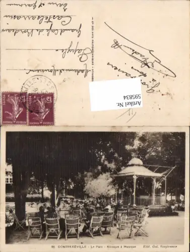 595834,Contrexeville Le Parc Kiosque a Musique France