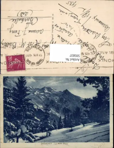 595837,Chamonix Le Mont Blanc Winter France
