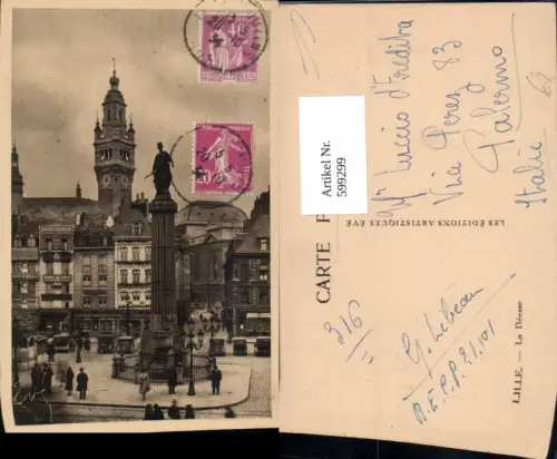 599299,Lille La Deesse Statue France